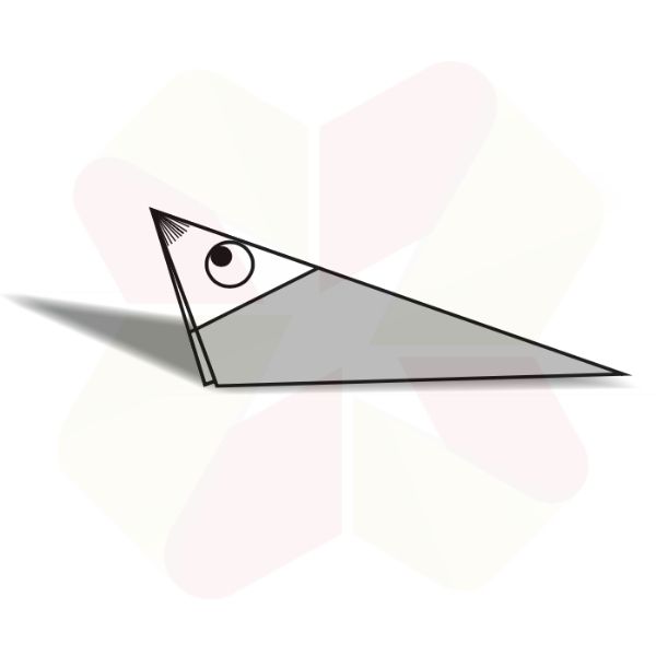 Ratoncito de Origami - Terminado