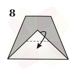 Vasito de Origami - Terminado - Paso 8